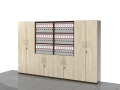 Szafy biurowe zestaw LC-AH-2PAL 183h x 280 x 38 cm
