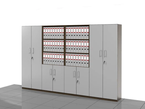 Szafy biurowe zestaw LC-AH-2PAL 183h x 280 x 38 cm