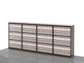 Regały biurowe zestaw LC-BA-2PAL 114h x 280 x 36 cm