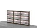 Regały biurowe zestaw LC-BB-PAL 114h x 210 x 36 cm
