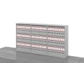 Regały biurowe zestaw LC-BB-PAL 114h x 210 x 36 cm