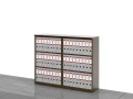 Regały biurowe zestaw LC-BC-PAL 114h x 140x 36 cm