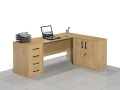 Biurka narożne 180 x 140 x75h cm BLOCK-NA (wersja prawa).