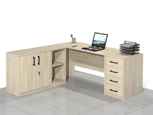 Biurka narożne 180 x 180 x75h cm BLOCK-NB (wersja lewa).
