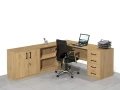 Biurka narożne 180 x 220 x 75h  cm BLOCK-NC (wersja lewa).