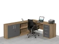 Biurka narożne 180 x 220 x 75h  cm BLOCK-NC (wersja lewa).