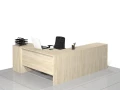 Biurka narożne 180 x 220 x 75h  cm BLOCK-NC (wersja lewa).