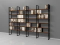 Regał Industrialny na książki 200h x 300 x 30 cm LOFT-AA03