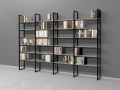 Regał Industrialny na książki 200h x 300 x 30 cm LOFT-AA03