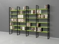 Regał Industrialny na książki 200h x 300 x 30 cm LOFT-AA03