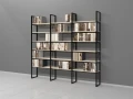 Regał Industrialny na książki 200h x 220 x 30 cm LOFT-AA02