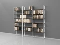Regał Industrialny na książki 200h x 220 x 30 cm LOFT-AA02