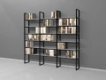 Regał Industrialny na książki 200h x 220 x 30 cm LOFT-AA02