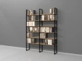 Regał Industrialny na książki 200h x 150 x 30 cm LOFT-AA01
