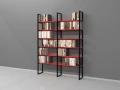 Regał Industrialny na książki 200h x 150 x 30 cm LOFT-AA01