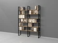 Regał Industrialny na książki 200h x 150 x 30 cm LOFT-AA01