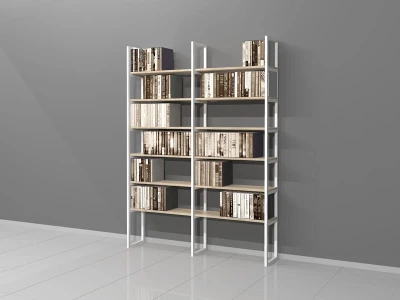 Regał Industrialny na książki 200h x 150 x 30 cm LOFT-AA01
