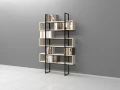 Regał Industrialny na książki 200h x 125 x 30 cm LOFT-BD03