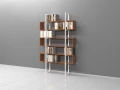 Regał Industrialny na książki 200h x 125 x 30 cm LOFT-BD03