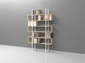 Regał Industrialny na książki 200h x 125 x 30 cm LOFT-BD03