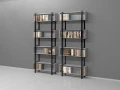 Regał Industrialny na książki 240h x 220 x 31 cm LOCH-E