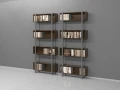 Regał Industrialny na książki 240h x 220 x 31 cm LOCH-E