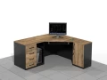 Duże biurko komputerowe narożne LIAM-XNR-AA (wersja lewa).