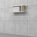 Półka wisząca na książki 70 x 29 x 25 cm MFPW-B01