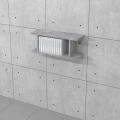 Półka wisząca na książki 70 x 29 x 25 cm MFPW-B01