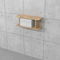 Półka wisząca na książki 70 x 29 x 25 cm MFPW-B01