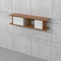 Półka wisząca na książki 120 x 29 x 25 cm MFPW-B02