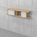 Półka wisząca na książki 120 x 29 x 25 cm MFPW-B02