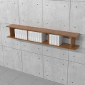 Półka wisząca na książki 180 x 29 x 25 cm MFPW-B03