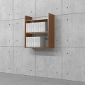 Półka wisząca na książki 70h x 60 x 25 cm MFPW-D01