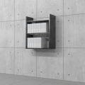 Półka wisząca na książki 70h x 60 x 25 cm MFPW-D01